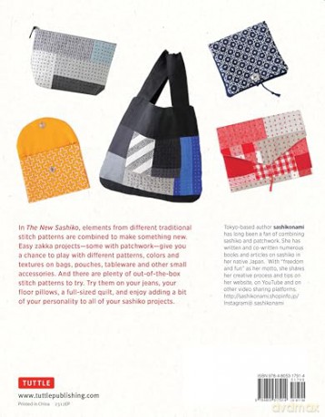 The New Sashiko: A Fresh Approach to Japanese Embroidery - Sashikonami [KSIĄŻKA]