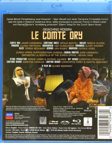 Cecilia Bartoli: Rossini Le Comte Ory [Blu-Ray]