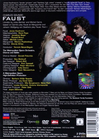 Jonas Kaufmann: Gounod Faust [DVD]