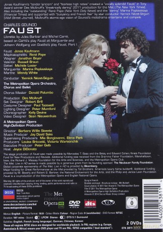 Jonas Kaufmann: Gounod Faust [DVD]