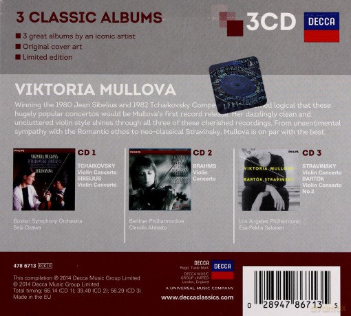 Viktoria Mullova: 3 Classic Albums [3CD]