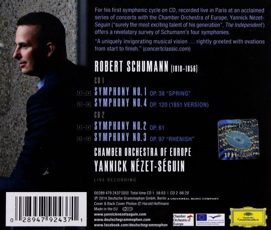 Yannick Nezet-Seguin: Schumann The Symphonies [2CD]