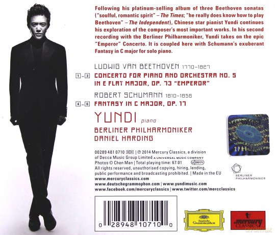 Li Yundi: Beethoven, Schumann [CD]