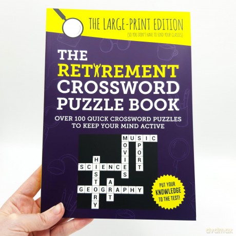 The Retirement Crossword Puzzle Book: Over 100 Quick Crossword Puzzles to Keep Your Mind Active [KSIĄŻKA]