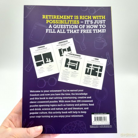 The Retirement Crossword Puzzle Book: Over 100 Quick Crossword Puzzles to Keep Your Mind Active [KSIĄŻKA]