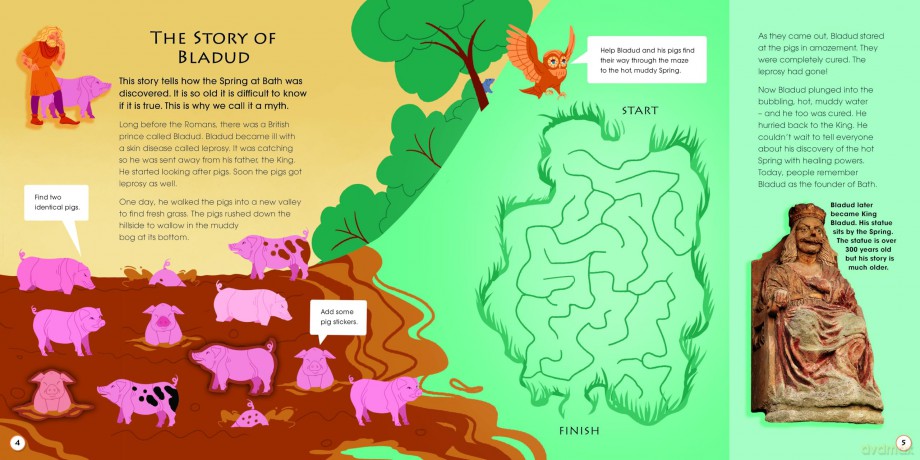 The Roman Baths: Activity Book [KSIĄŻKA]