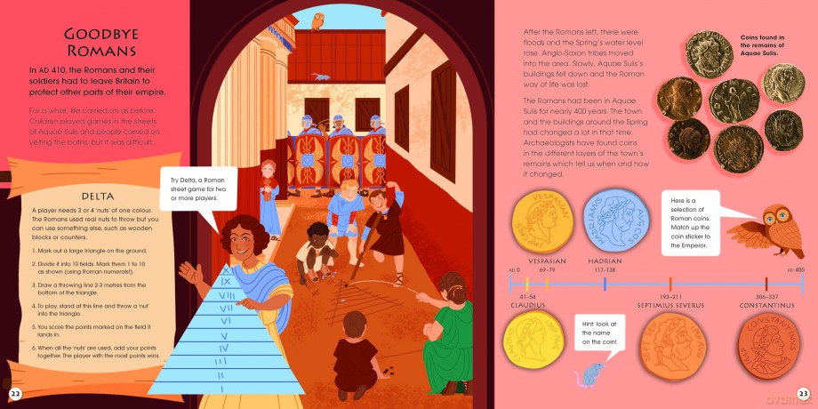 The Roman Baths: Activity Book [KSIĄŻKA]