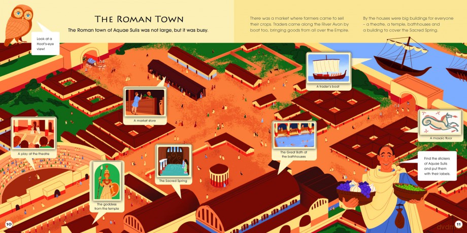 The Roman Baths: Activity Book [KSIĄŻKA]