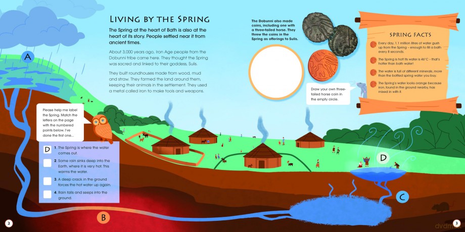 The Roman Baths: Activity Book [KSIĄŻKA]