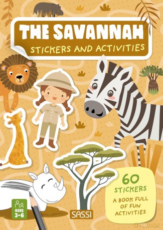 The Savannah: Stickers and Activities - V Bonaguro [KSIĄŻKA]