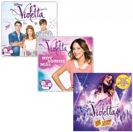 Violetta 1+2 + Violetta - En Vivo Pakiet soundtrack [3CD]