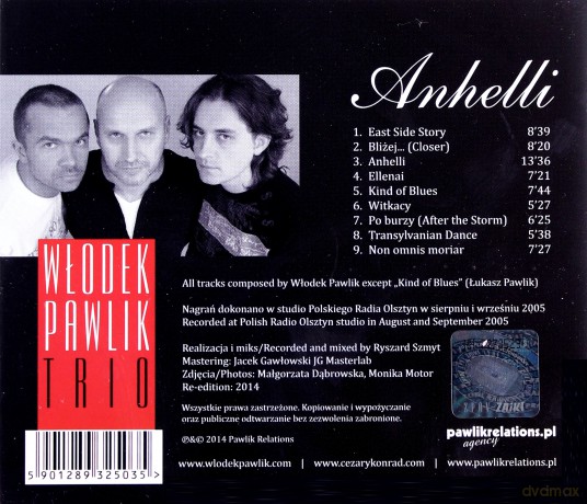 Włodek Pawlik: Anhelli [CD]