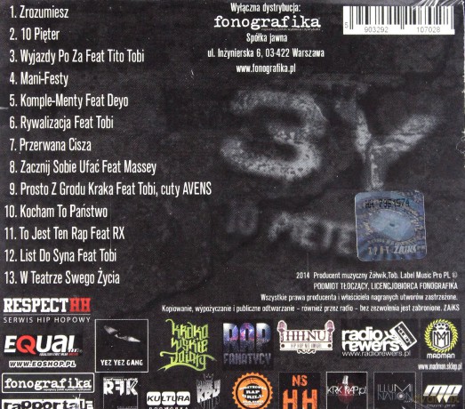 Yez Yez Yo - 3y: 10 Pięter [CD]