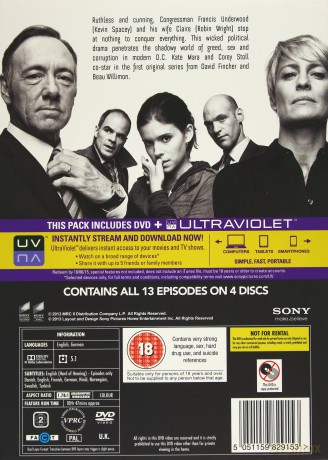 House of Cards Season 1 [4DVD]