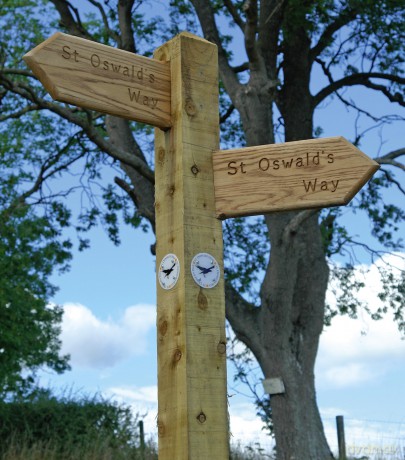 The St Oswald's Way - Official Guidebook - Martin Paminter [KSIĄŻKA]