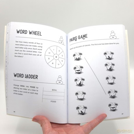 The Stress Less Activity Book: Soothing Puzzles to Help You Unwind [KSIĄŻKA]