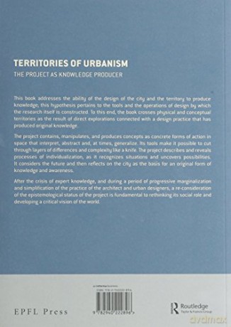 The Territories of Urbanism: The project as knowledge producer - Paola Vigan [KSIĄŻKA]