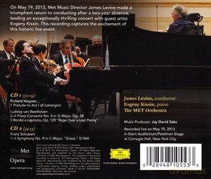 James Levine: Live At Carnegie Hall [CD]