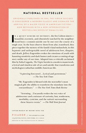 The Virgin Suicides: A Novel (Twenty-Fifth Anniversary Edition): 2 (Picador Modern Classics) - Jeffrey Eugenides [KSIĄŻKA]