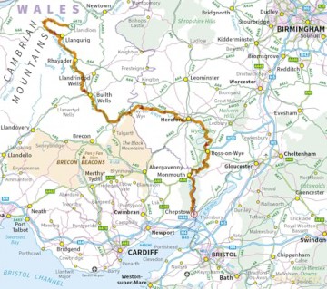 The Wye Valley Walk: From Plynlimon to Chepstow - Wye Valley Walk Part [KSIĄŻKA]