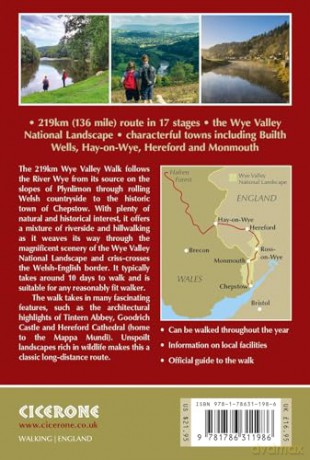 The Wye Valley Walk: From Plynlimon to Chepstow - Wye Valley Walk Part [KSIĄŻKA]
