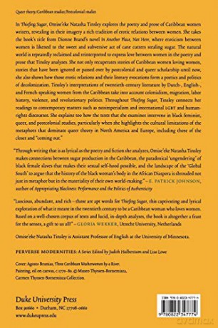 Thiefing Sugar: Eroticism between Women in Caribbean Literature (Perverse Modernities: A Series Edited by Jack Halberstam and Lisa Lowe) - Omise Eke Tinsley [KSIĄŻKA]
