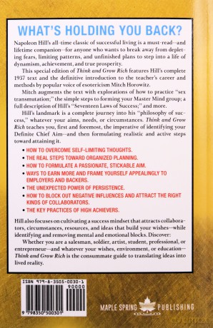 Think and Grow Rich: Complete and Original Signature Edition - Napoleon Hill [KSIĄŻKA]