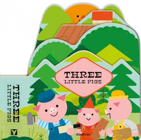 Three Little Pigs (Fairy Tale Shape Books) [KSIĄŻKA]