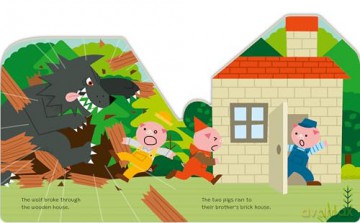 Three Little Pigs (Fairy Tale Shape Books) [KSIĄŻKA]