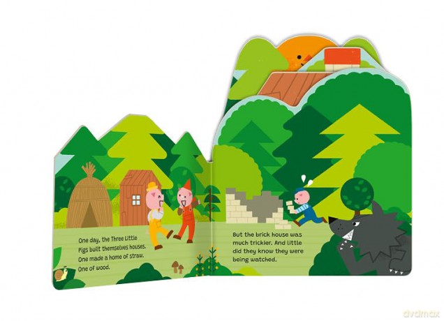 Three Little Pigs (Fairy Tale Shape Books) [KSIĄŻKA]