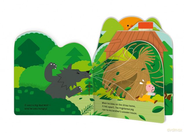 Three Little Pigs (Fairy Tale Shape Books) [KSIĄŻKA]