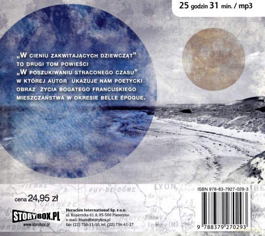 W poszukiwaniu straconego czasu.  W cieniu zakwitających dziewcząt - Marcel Proust  [AUDIOBOOK] (digpack) [CD-MP3]  