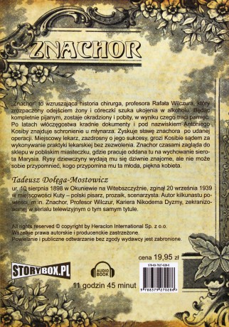 Znachor  - Tadeusz Dołęga-Mostowicz  [AUDIOBOOK] [CD-MP3]  