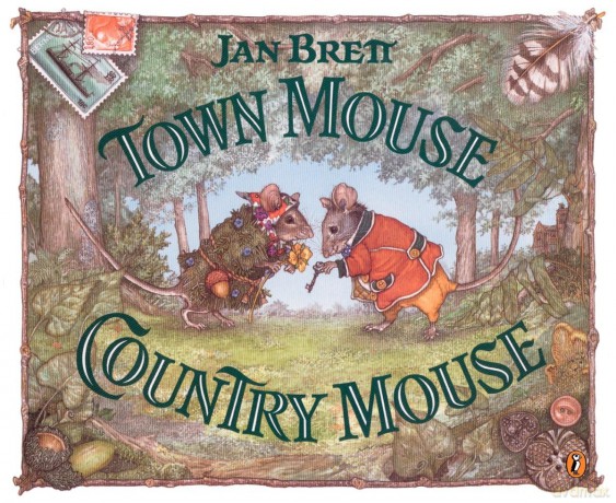 Town Mouse, Country Mouse - Jan Brett [KSIĄŻKA]