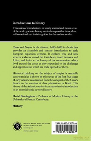 Trade and Empire in the Atlantic 1400-1600: Introductions to History - Professo Birmingham [KSIĄŻKA]