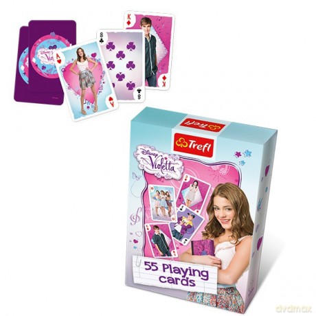 Trefl Karty 55 Listków Violetta [KARTY]