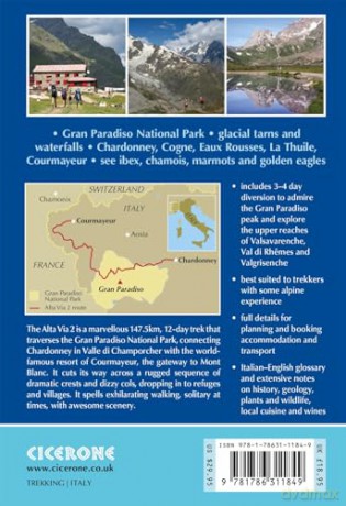 Trekking Gran Paradiso: Alta Via 2: From Chardonney to Courmayeur in the Aosta Valley - Gillian Price [KSIĄŻKA]