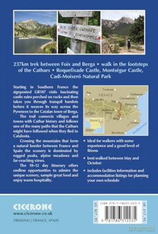 Trekking the Cami dels Bons Homes: GR107 - crossing the Pyrenees in the Cathars' footsteps - Jacint Mig [KSIĄŻKA]