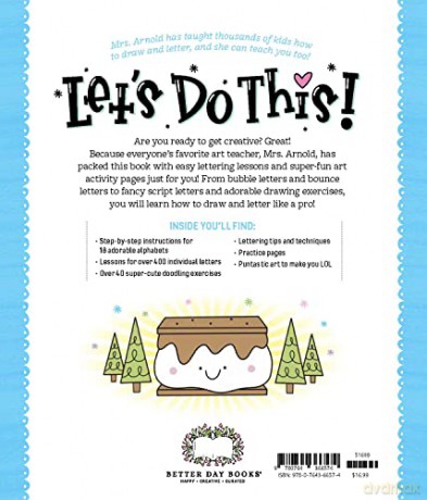 Trust Me, You Can Letter: The Super-Cute, Can't-Fail, Totally Awesome Lettering Book for Kids of All Ages - Jessie Arnold [KSIĄŻKA]
