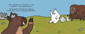 Tuktu Says: Bilingual Inuktitut and English Edition (Arvaaq Books) - Nadia Sammurtok [KSIĄŻKA]