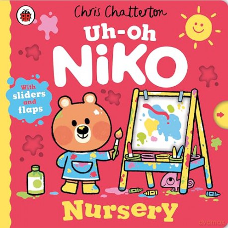 Uh-Oh, Niko: Nursery: A push, pull and slide story - Chris Chatterton [KSIĄŻKA]