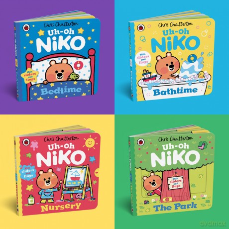Uh-Oh, Niko: Nursery: A push, pull and slide story - Chris Chatterton [KSIĄŻKA]