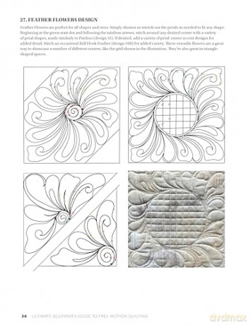 Ultimate Beginner's Guide to Free-Motion Quilting: How to Add Texture, Design, and Style to Your Quilts - Sherilyn Mortensen [KSIĄŻKA]