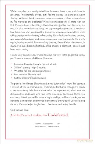 Undefeated: Changing the Rules and Winning on My Own Terms - Shaunie Henderson [KSIĄŻKA]