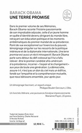 Une Terre promise - Hachette [KSIĄŻKA]