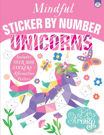 Unicorns (Mindful Sticker by Number) [KSIĄŻKA]