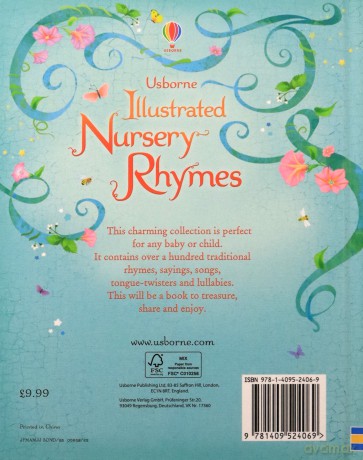 Usborne Illustrated Book of Nursery Rhymes - Felicity Brooks [KSIĄŻKA]