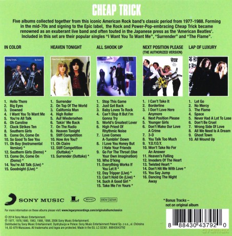 Cheap Trick: Original Album Classics [5CD]