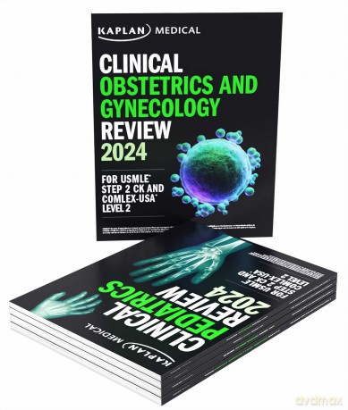USMLE Step 2 CK Lecture Notes 2024-2025: 5-Book Clinical Review: Lecture Notes for USMLE Step 2 CK and COMLEX-USA Level 2 (USMLE Prep) - Kaplan Medical [KSIĄŻKA]