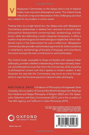 Vatsyayana's Commentary on the Nyaya-sutra: A Guide (OXFORD GUIDES TO PHILOSOPHY SERIES) [KSIĄŻKA]